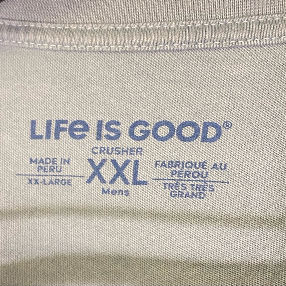 'Grateful Dog' Life is Good Men's' XXL Tee Like New - Picture 6 of 8